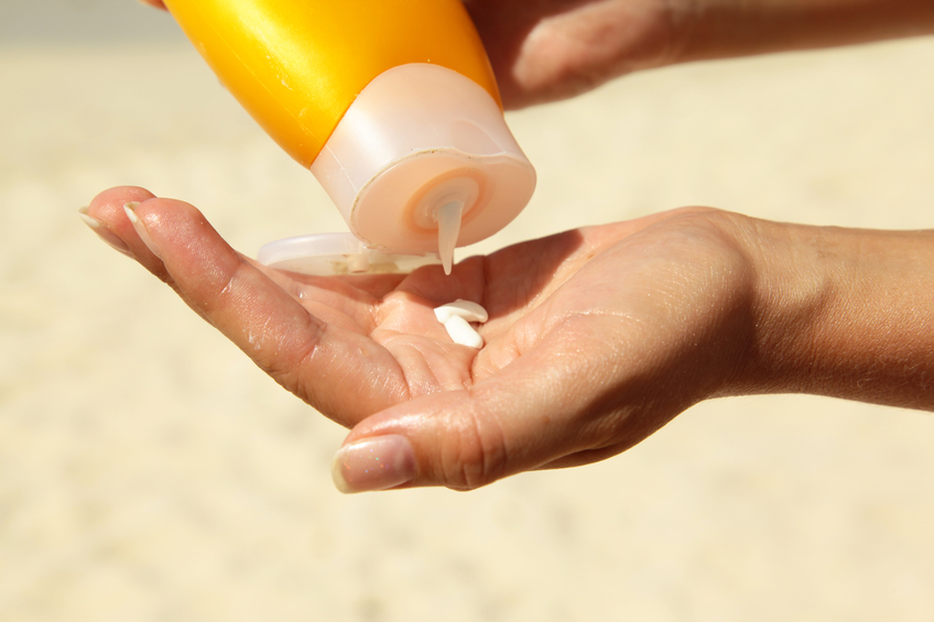 Applying sunscreen is essential to protecting healing skin