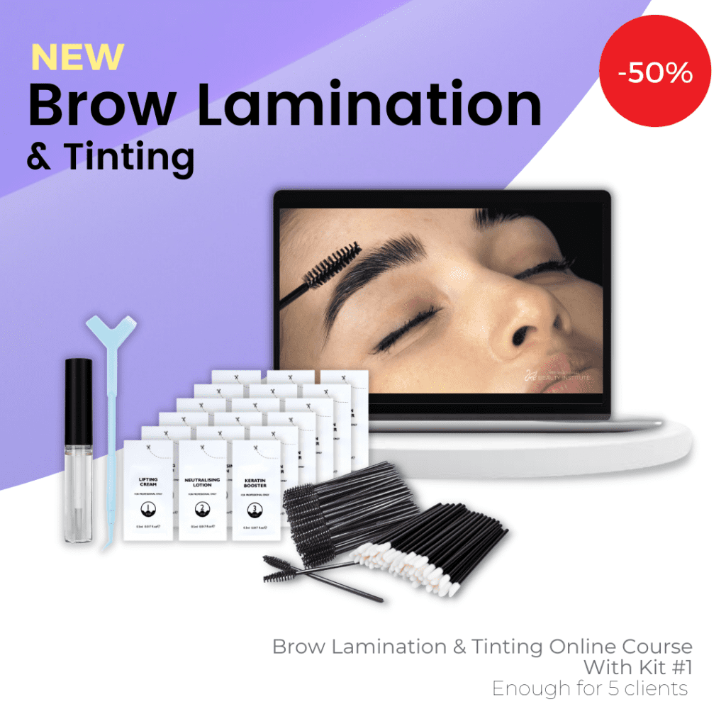 Brow Lamination & Tinting Online Course with Kit